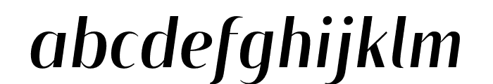 Floane Regular Italic Font LOWERCASE