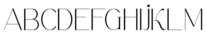 Flora Sentani Demo Font UPPERCASE