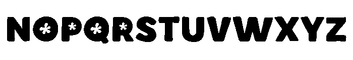 Floral Clover Font LOWERCASE