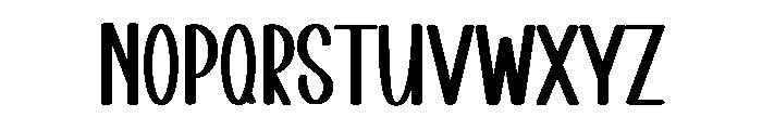 Floral Font LOWERCASE