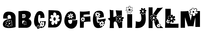 Floralies Font UPPERCASE