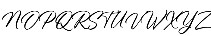 Floralis Couture Font UPPERCASE