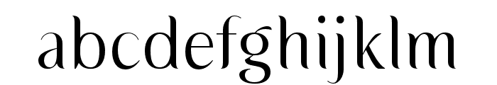 FloraniaTrial-Regular Font LOWERCASE