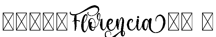 Florencia Demo Font OTHER CHARS