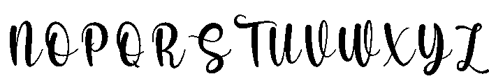 Florencia Demo Font UPPERCASE
