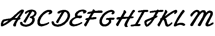 FloridaVibes Font UPPERCASE