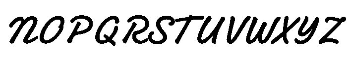 FloridaVibes Font UPPERCASE