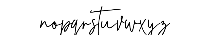Florita Signature Font LOWERCASE
