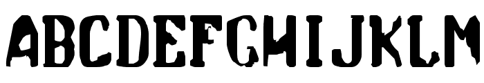 Flottig Font UPPERCASE