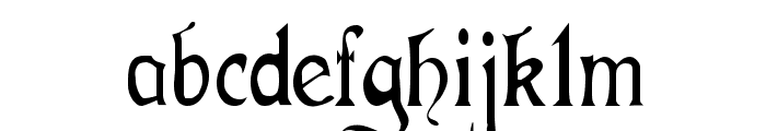 Flourishes and Fancies Font LOWERCASE