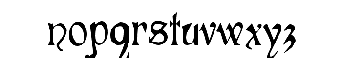 Flourishes and Fancies Font LOWERCASE