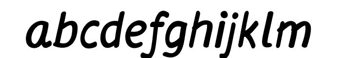 FlowExt-Bold Font LOWERCASE