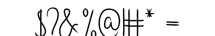 Flower Adaline Font OTHER CHARS