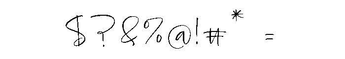 Flower Blossom Font OTHER CHARS