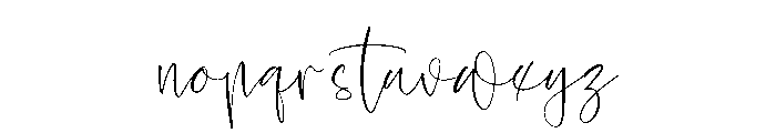 Flower Blossom Font LOWERCASE