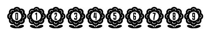 Flower Capitals 2 Regular Font OTHER CHARS