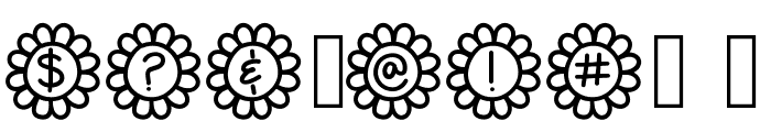 Flower Power Font OTHER CHARS