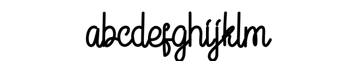 Flower Signature Personal Use Font LOWERCASE