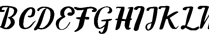 FlowerWhiteRegular Font UPPERCASE
