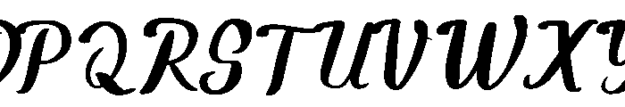 FlowerWhiteRegular Font UPPERCASE