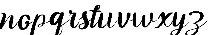 FlowerWhiteRegular Font LOWERCASE