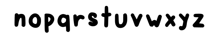 Flowerbust Regular Font LOWERCASE