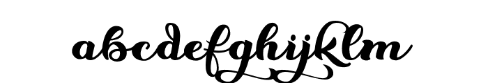 Flowers Personal Use Regular Font LOWERCASE