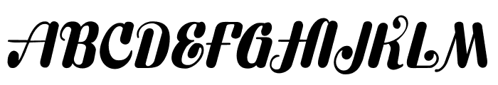 Flubby Font UPPERCASE