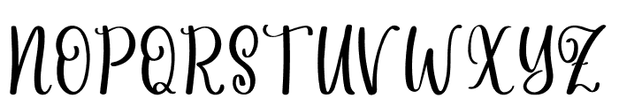 Fluffy Puddle Personal Use Font UPPERCASE