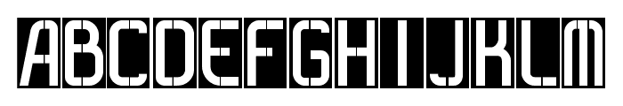 Flughafen Regular Font UPPERCASE