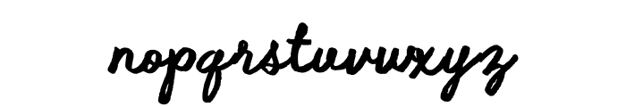 Fluid Motion Font LOWERCASE