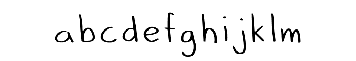Flunkie_Regular Font LOWERCASE