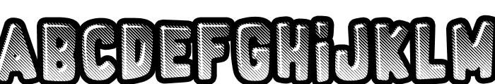 Fluo Gums Font UPPERCASE