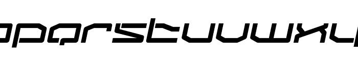 Fluster-Italic Font LOWERCASE