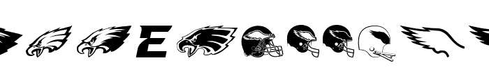 Fly Eagles Fly Font UPPERCASE