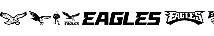 Fly Eagles Fly Font UPPERCASE