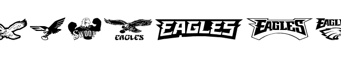 Fly Eagles Fly Font LOWERCASE