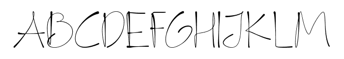 Fly High Demo Font UPPERCASE