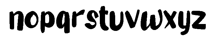 Flying Bird1 Font LOWERCASE