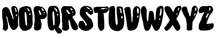 Flying Bubble Font LOWERCASE