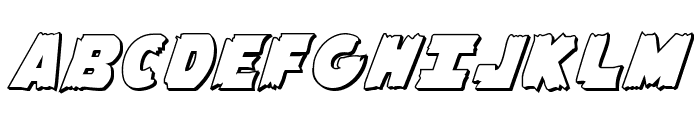 Flying Leatherneck 3D Font UPPERCASE