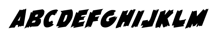 Flying Leatherneck Rotalic Font LOWERCASE