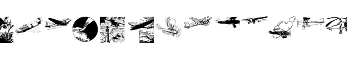 FlyingPioneers Font UPPERCASE