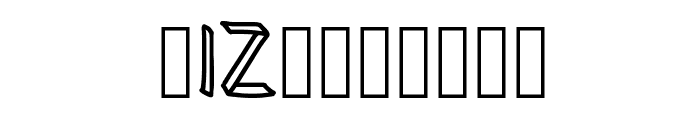 flatboard Font OTHER CHARS