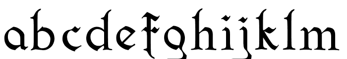 fleshandblood Font LOWERCASE