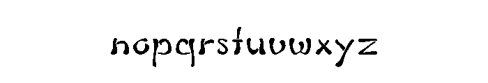 fluid grooveRegular Font LOWERCASE