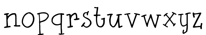 flutSaus Font LOWERCASE