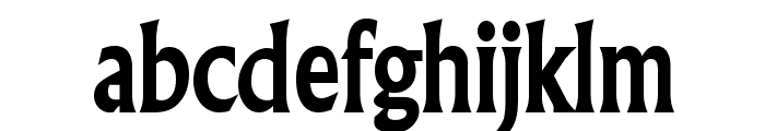 Flair Condensed Bold Font LOWERCASE