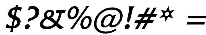 Flair Italic Font OTHER CHARS