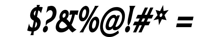Flair Thin Bold Italic Font OTHER CHARS